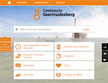 Tablet Screenshot of geertruidenberg.nl